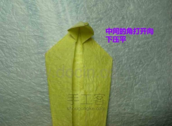 华丽十字架折纸教程 [转自豆丁网] 第34步