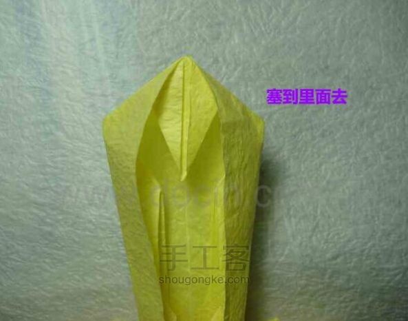 华丽十字架折纸教程 [转自豆丁网] 第35步
