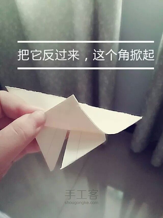简易蝴蝶   保证一看就会！ 第4步
