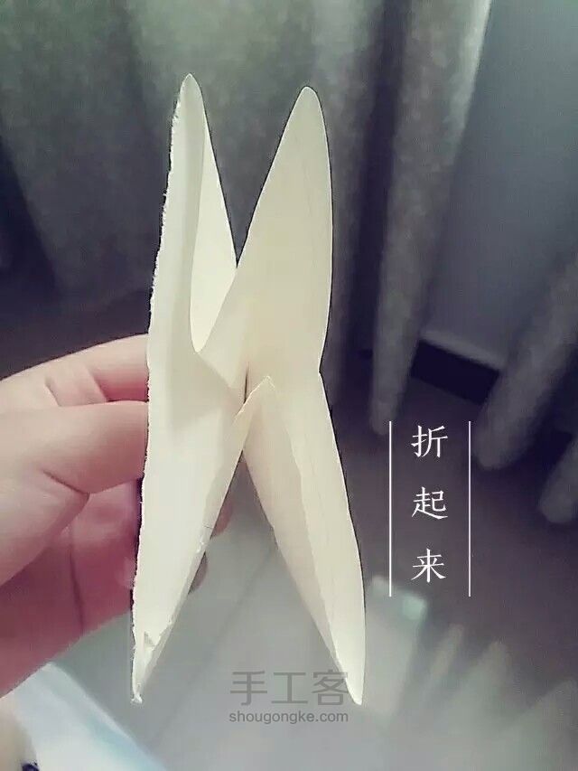 简易蝴蝶   保证一看就会！ 第2步