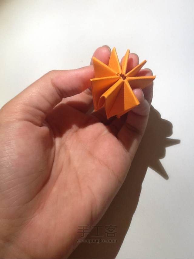 立体纸艺太阳花 第41步