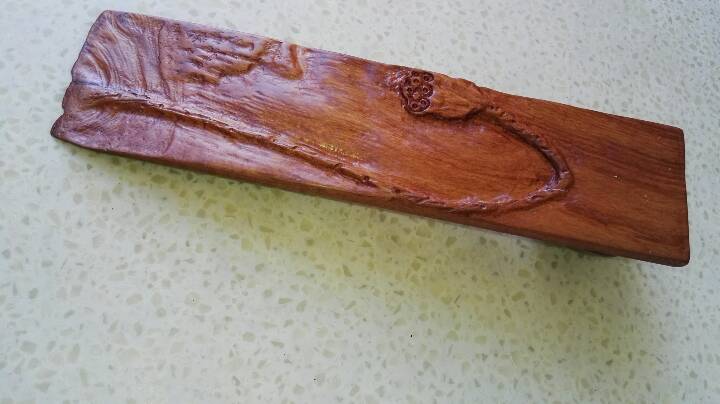 血檀清荷镇纸 第7步