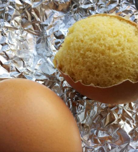 鸡蛋壳里孵出鸡蛋糕【转】 第10步