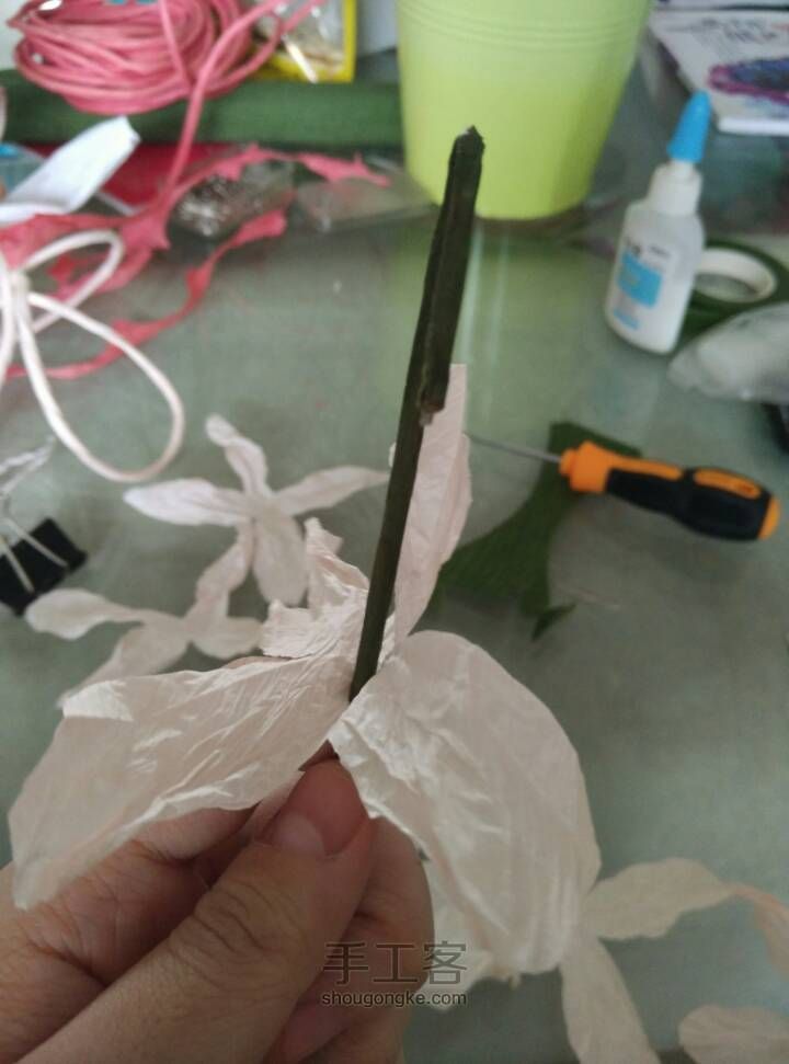 纸花之芍药 第15步