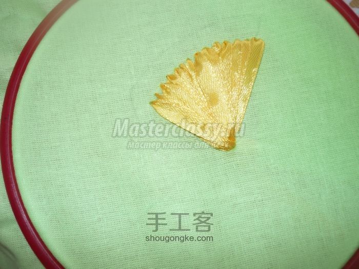 丝带绣蝴蝶（转） 第6步