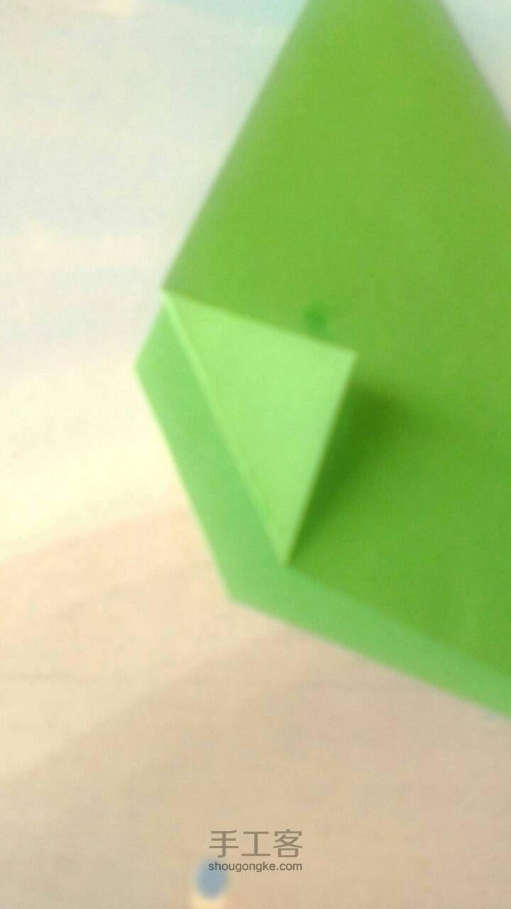 三角折纸-龙猫(一) 第21步