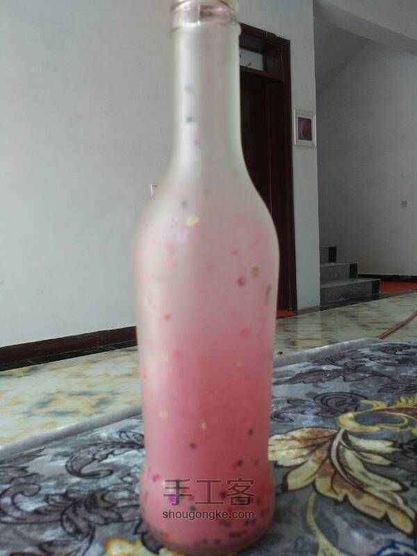 粉色瓶‘紫’ 第6步
