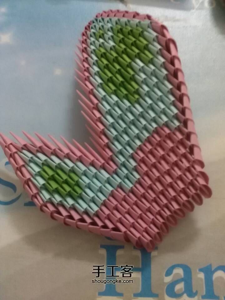 三角折纸-小鸟 第46步