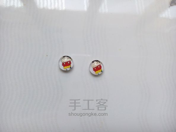 森系小清新木质耳钉【三里红妆】 第4步