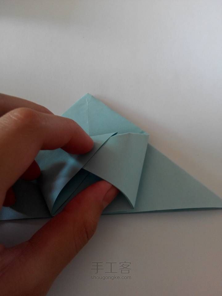 折纸☜简单的收纳盒 第4步