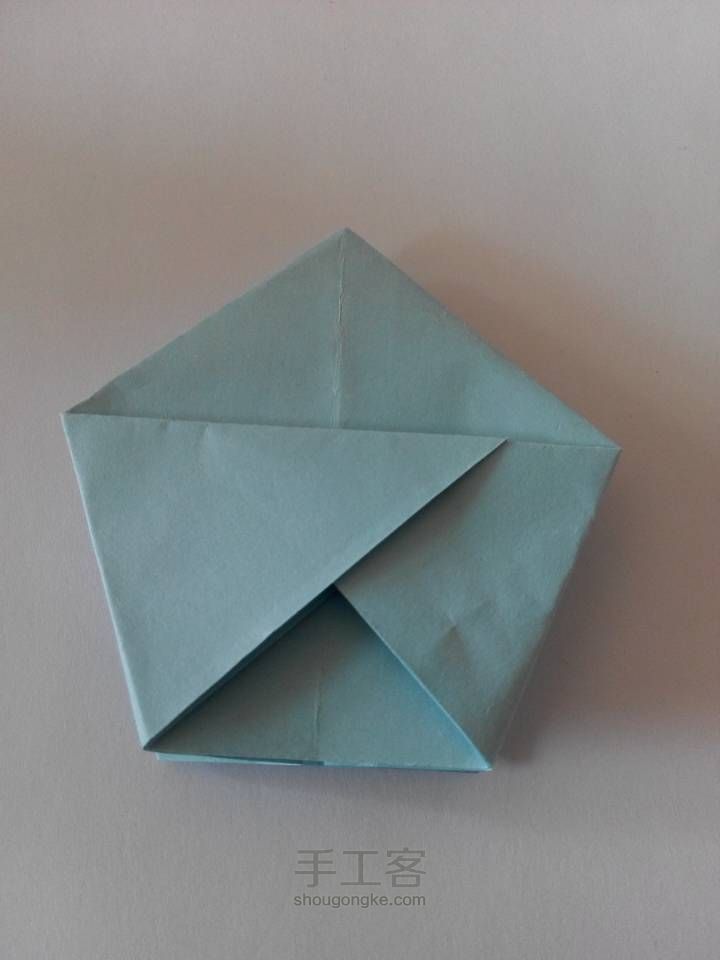 折纸☜简单的收纳盒 第5步