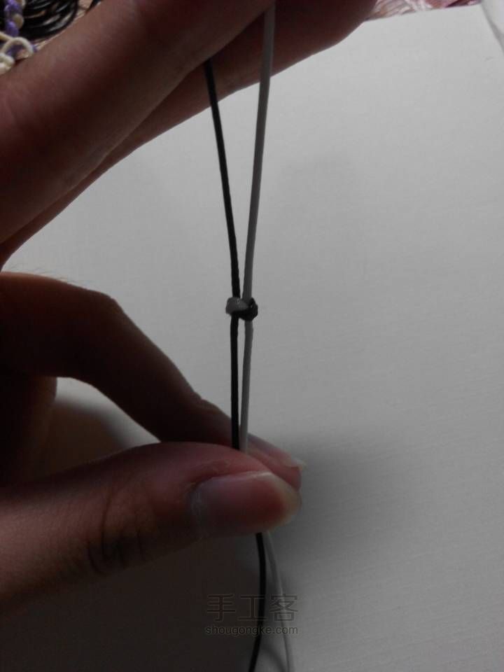 很简单的手绳 第18步