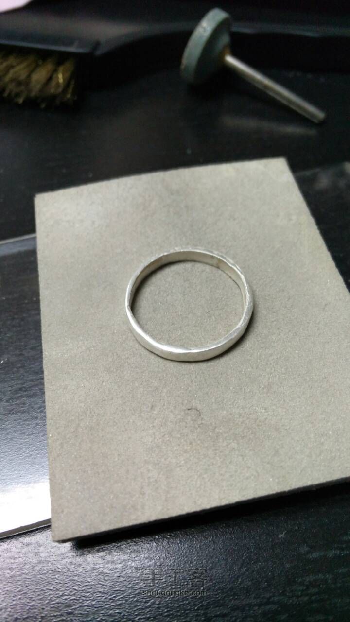 黏土银戒指DIY 第14步