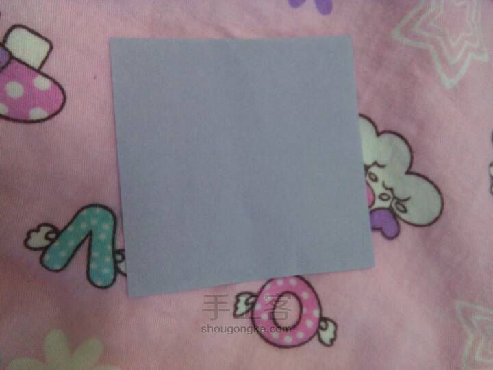 出淤泥而不染-折纸莲花教程 第1步