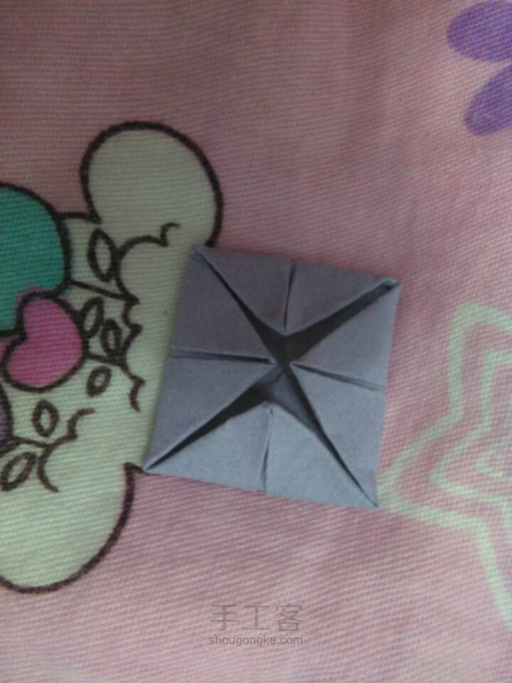 出淤泥而不染-折纸莲花教程 第5步