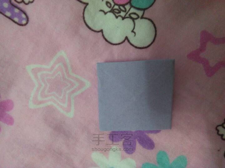 出淤泥而不染-折纸莲花教程 第4步