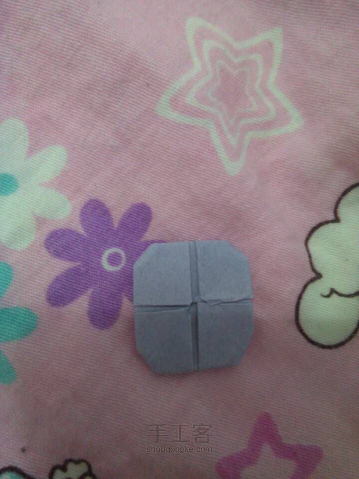 出淤泥而不染-折纸莲花教程 第7步