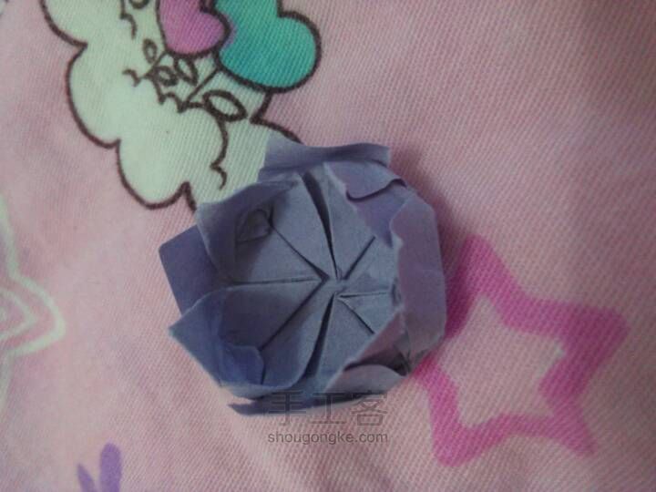 出淤泥而不染-折纸莲花教程 第14步