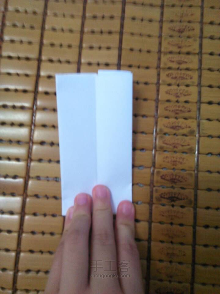 一张纸折小本 第5步