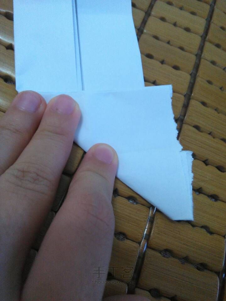一张纸折小本 第9步