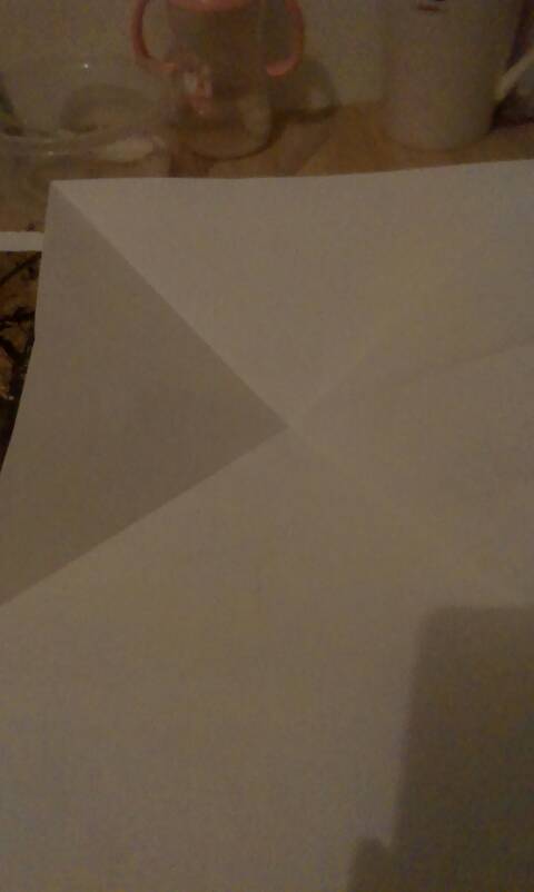 纸滑翔机 第3步