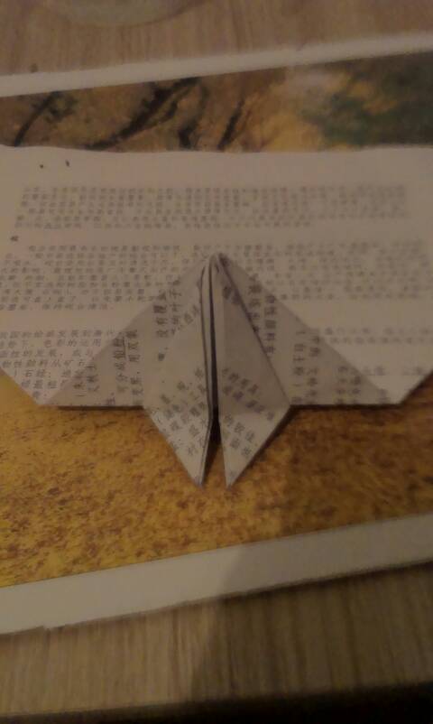 纸滑翔机 第12步