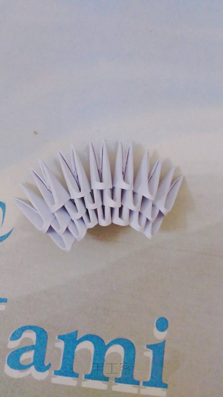 三角折纸-波浪鼓 第8步