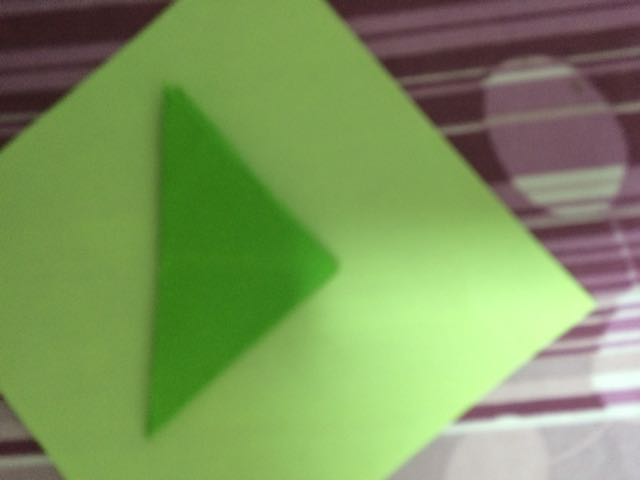 三角形简单书签 第7步