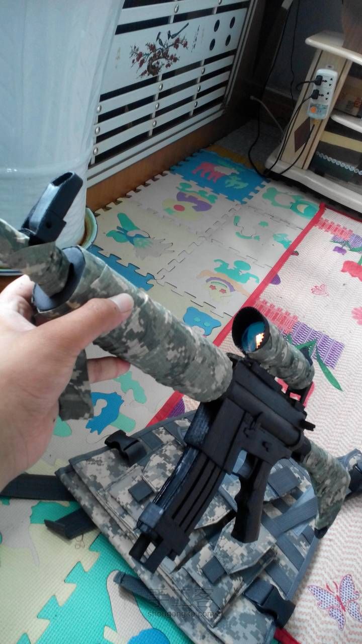 M4A1-隐袭，改造教程 第36步