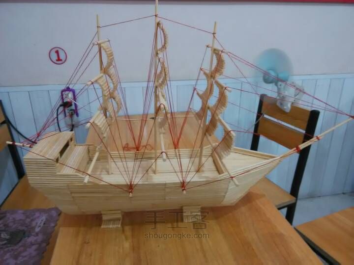 筷子帆船（成品可购） 第41步