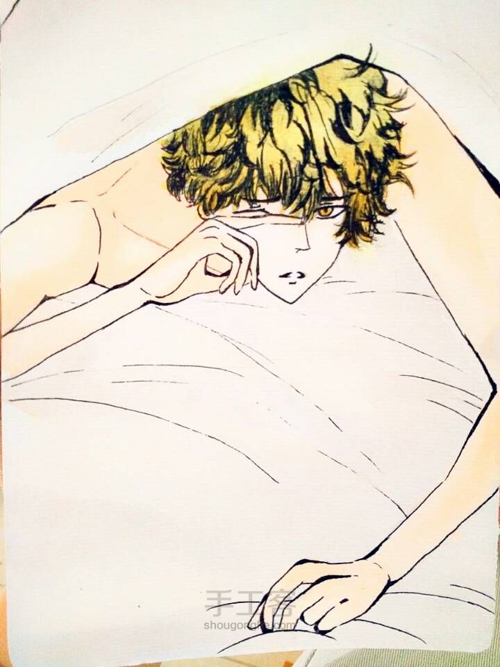 手绘美男 第9步