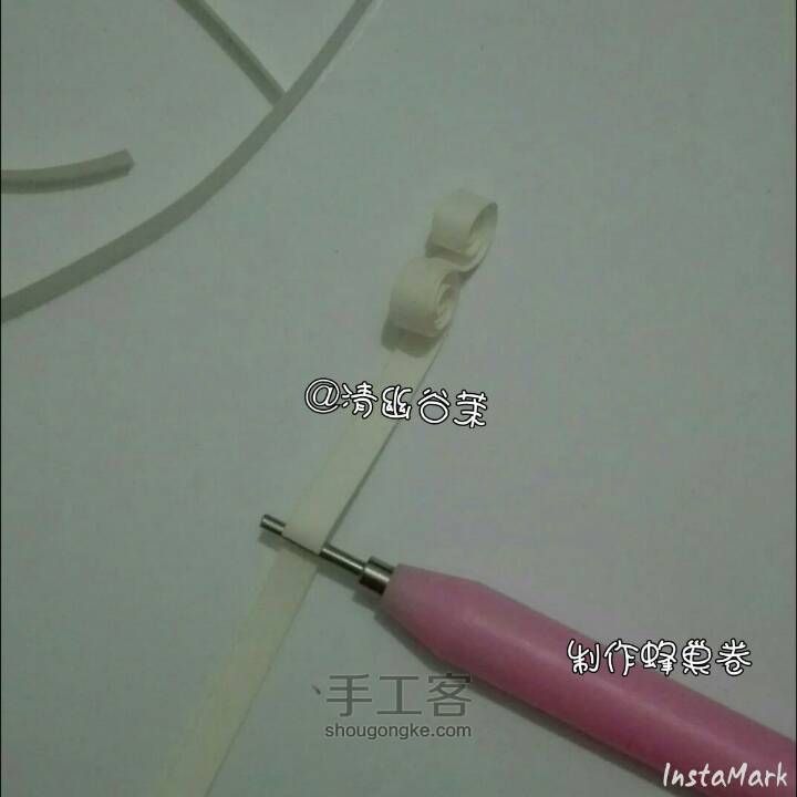 【茉茉】每个女孩都有个婚纱梦（一）～衍纸画 第14步