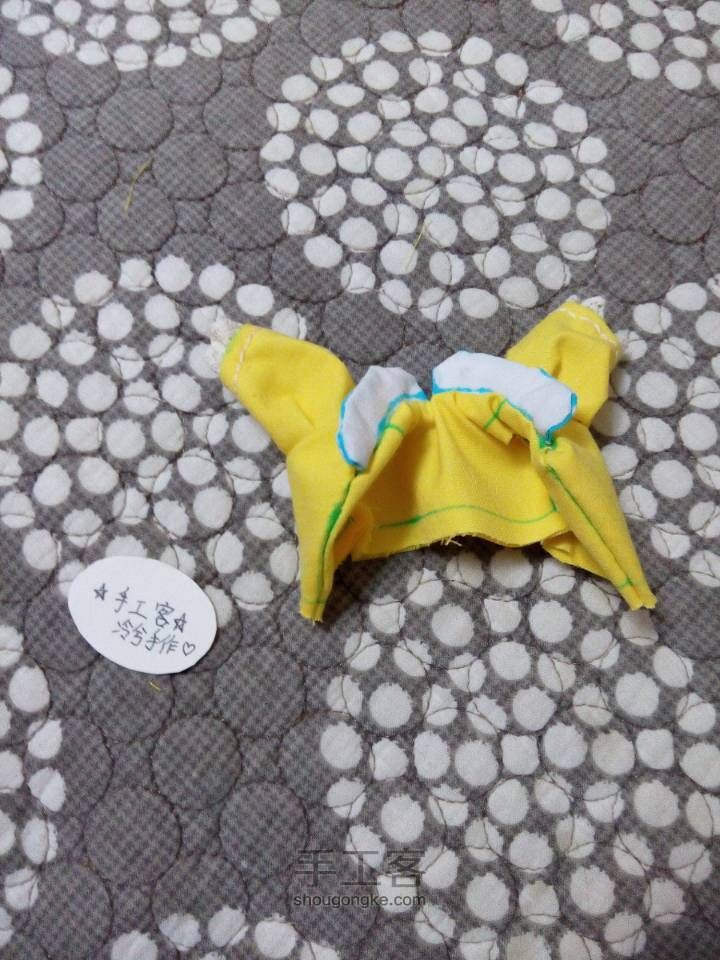 【娃衣教程】柠檬小公主连衣裙～ 第5步