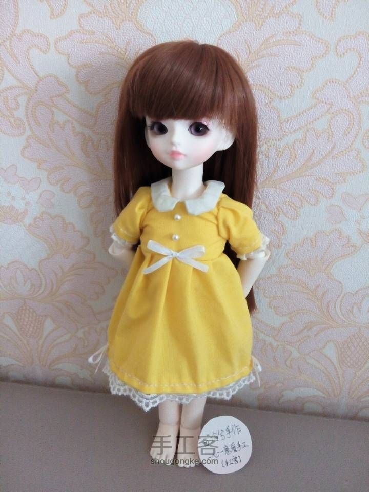 【娃衣教程】柠檬小公主连衣裙～ 第10步