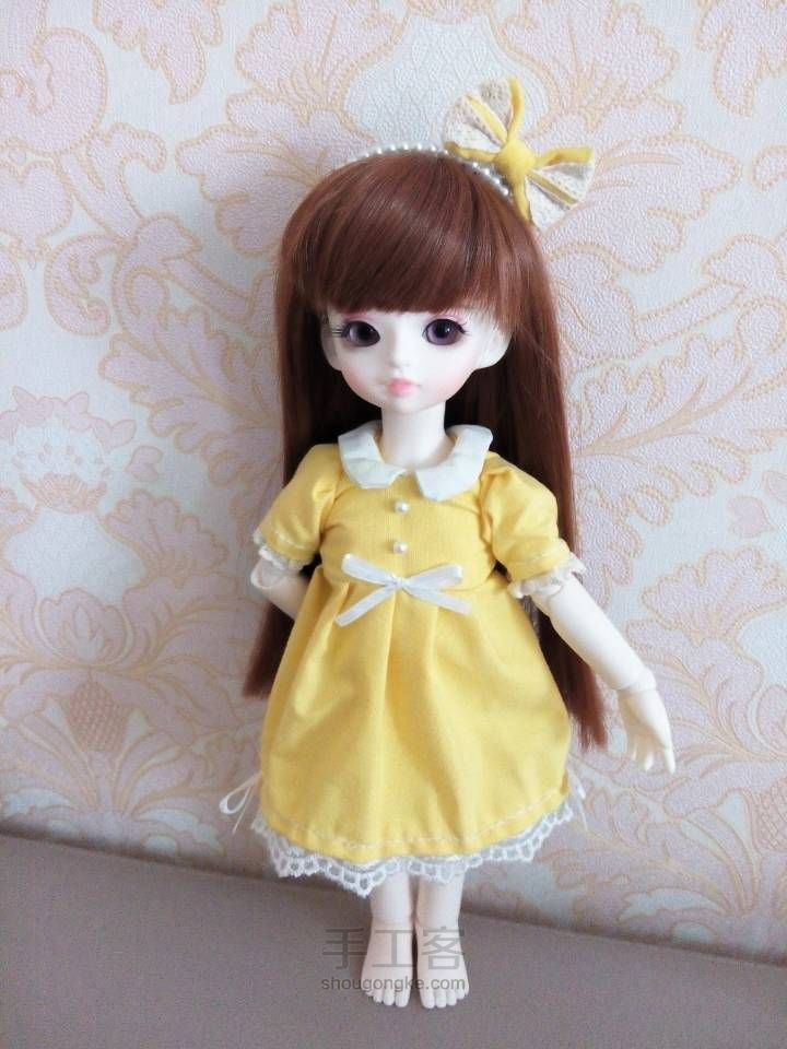 【娃衣教程】柠檬小公主连衣裙～ 第12步
