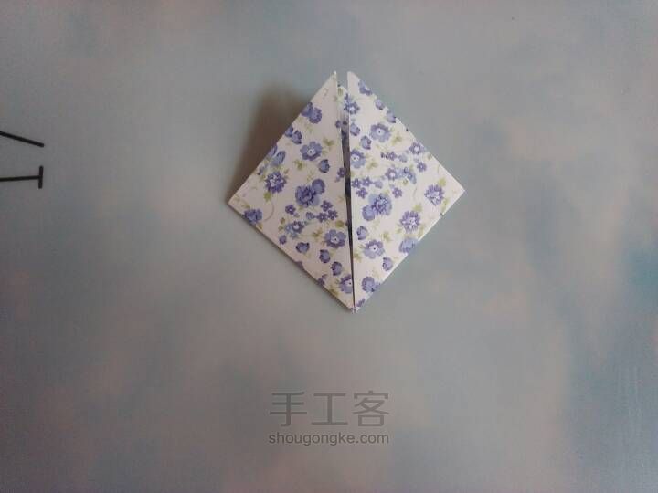 樱花折纸教程 第4步