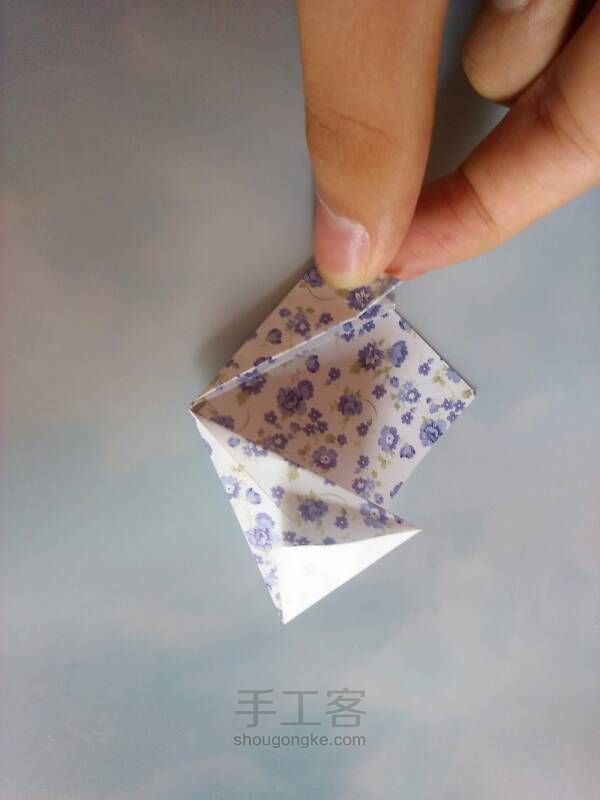 樱花折纸教程 第12步