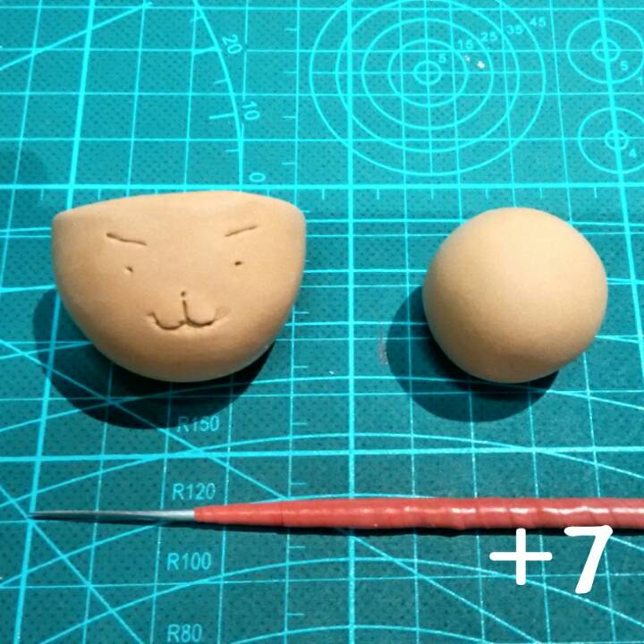 超轻粘土乔巴制作教程 第1步