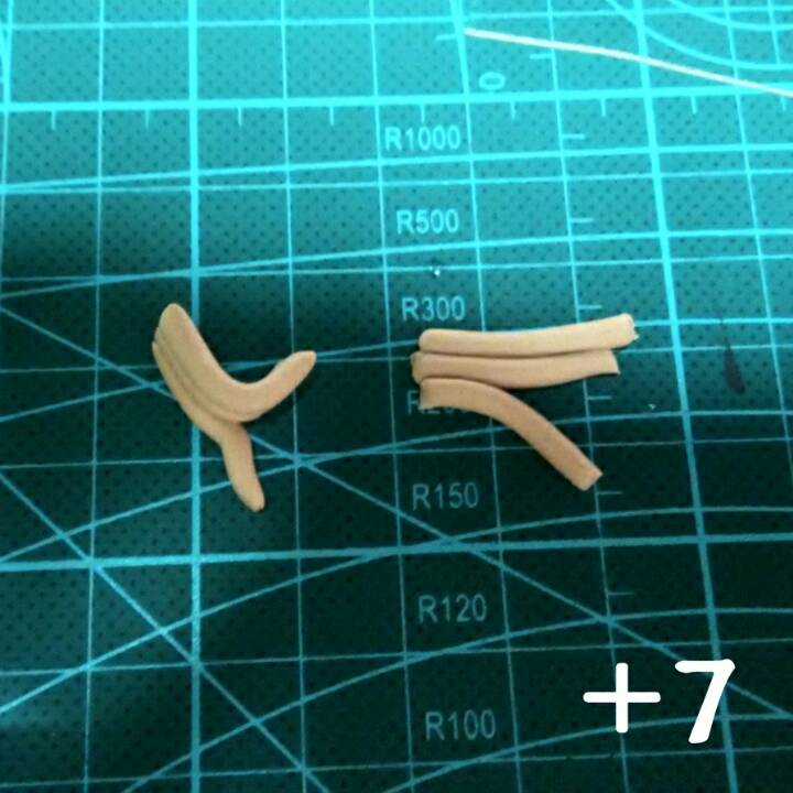 超轻粘土乔巴制作教程 第2步