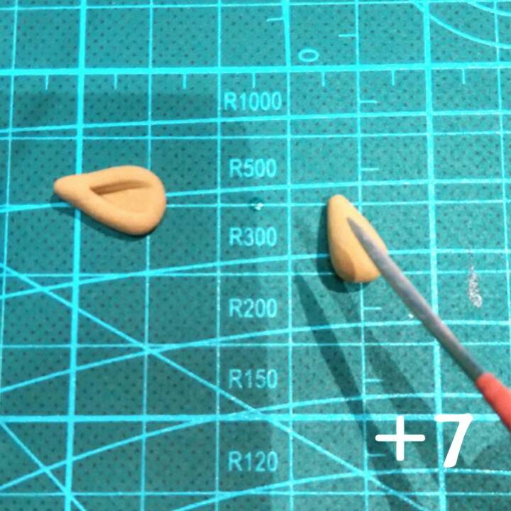超轻粘土乔巴制作教程 第3步