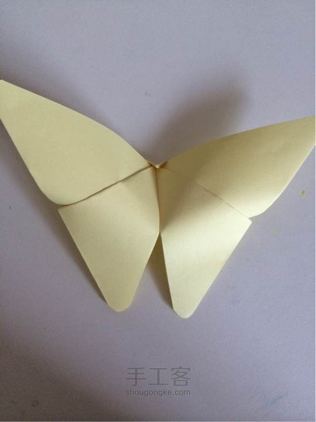 蝴蝶折纸 第27步