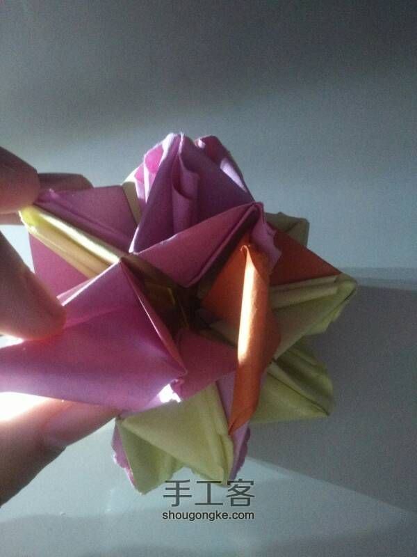 花球折纸教程 第27步