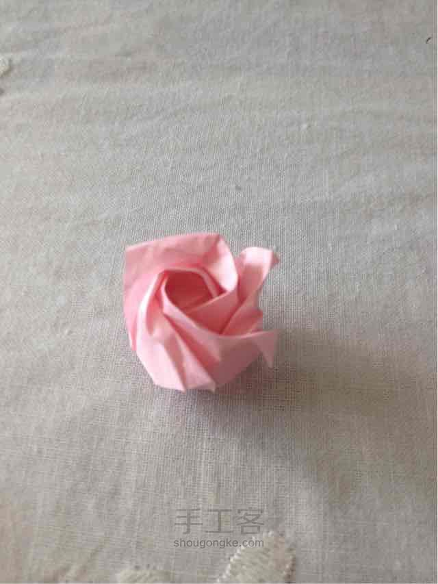 简单版的折玫瑰花 第14步