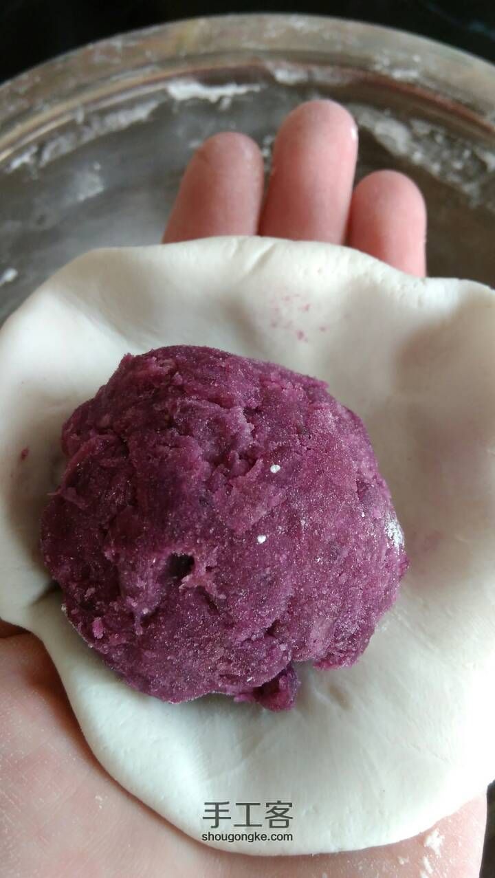 紫薯糍粑 第5步