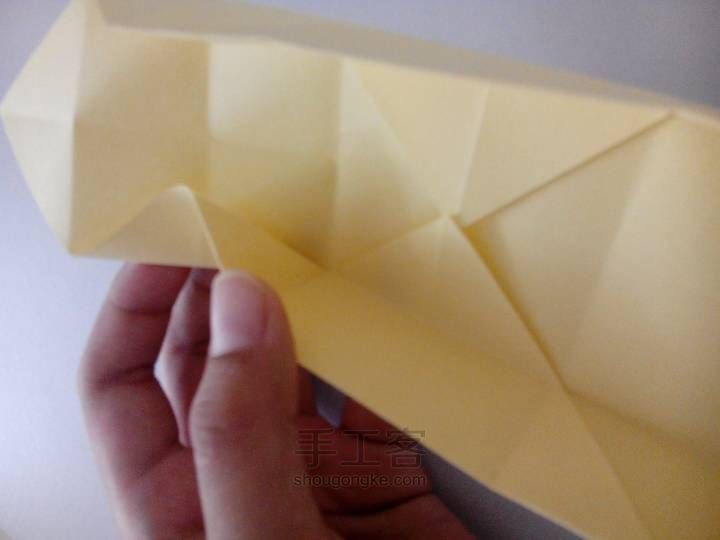 小小纸折收纳盒 第16步