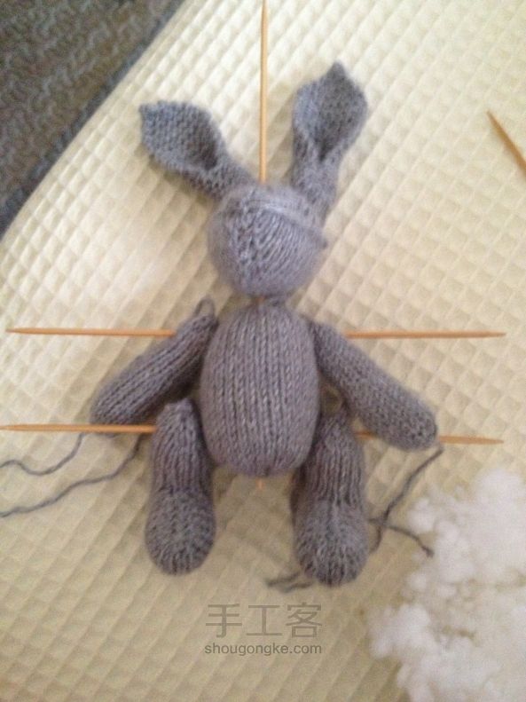 针织小兔玩偶 之二 第25步