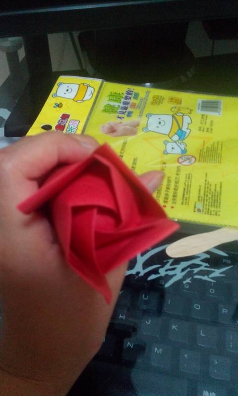 折纸玫瑰 第30步