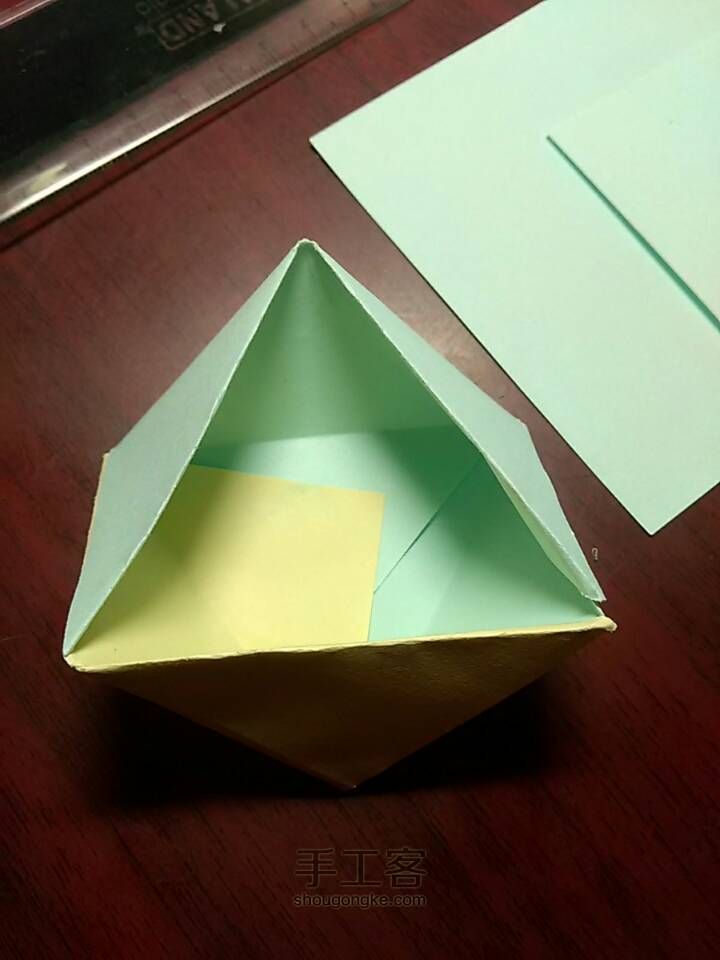 三角形盒子(开口) 第9步