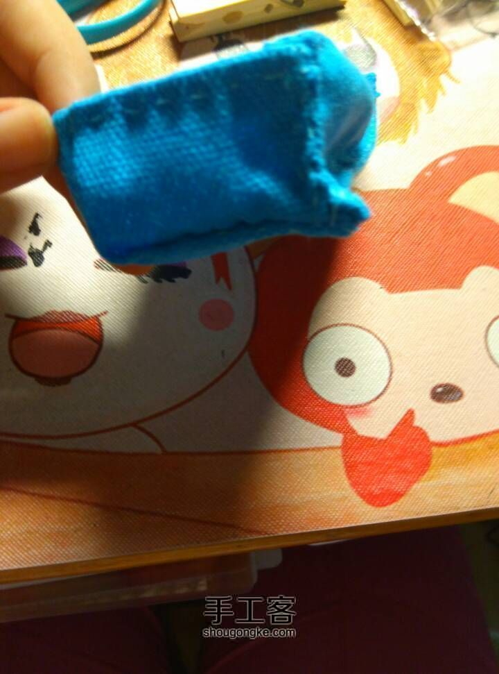 教你做书包形的笔袋君 第36步