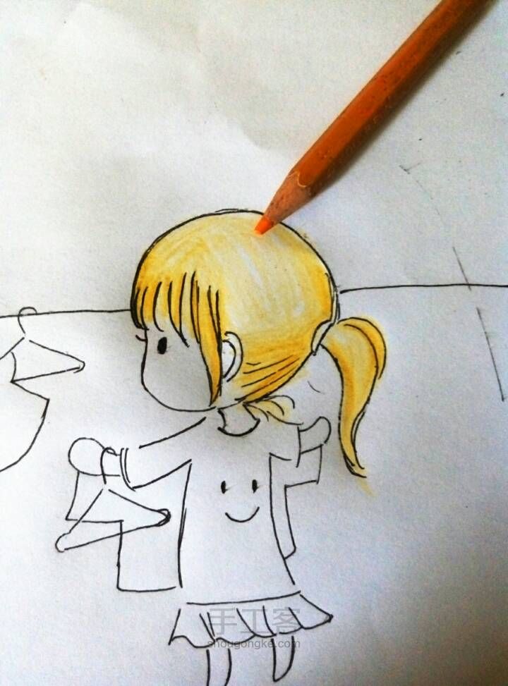 【水儿的杂货铺】：从零开始学彩铅画 第10步